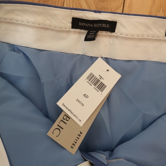 💥🌟HOST PICK 🎉NWT BANANA REPUBLIC WOOL LOGAN TROUSERS. SIZE: 4P - Picture 4 of 6